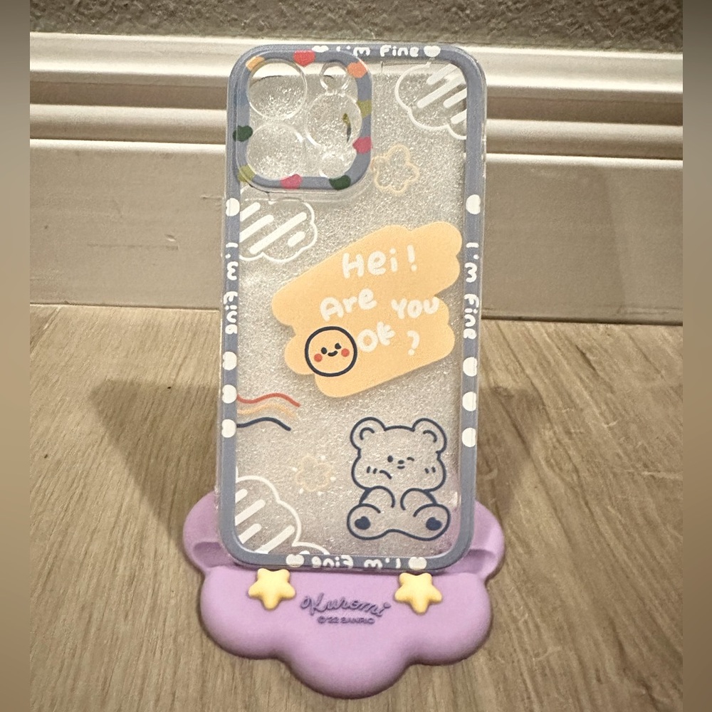 Cute Bear Silicone Soft iPhone Case